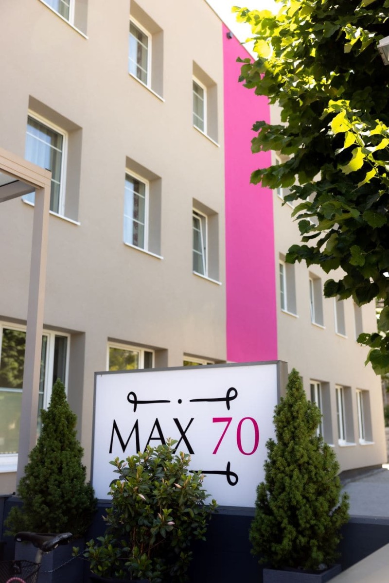 Außenaufnahme Hotel max70 in Salzburg