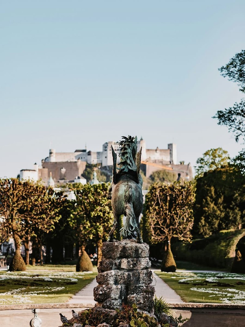 Blick zur Festung Hohensalzburg © Patrick Langwallner, Unsplash