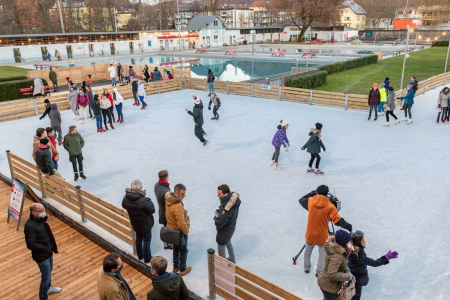 Eisfläche Volksgarten | © Stadt Salzburg Eisfläche Volksgarten | © Stadt Salzburg