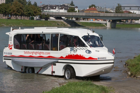 The amphibious boat © Salzburg Highlights, Neumayr